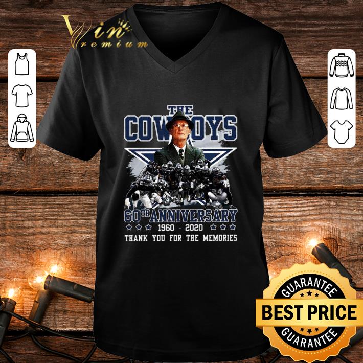 Hot The Dallas Cowboys 60th Anniversary 1960-2020 shirt