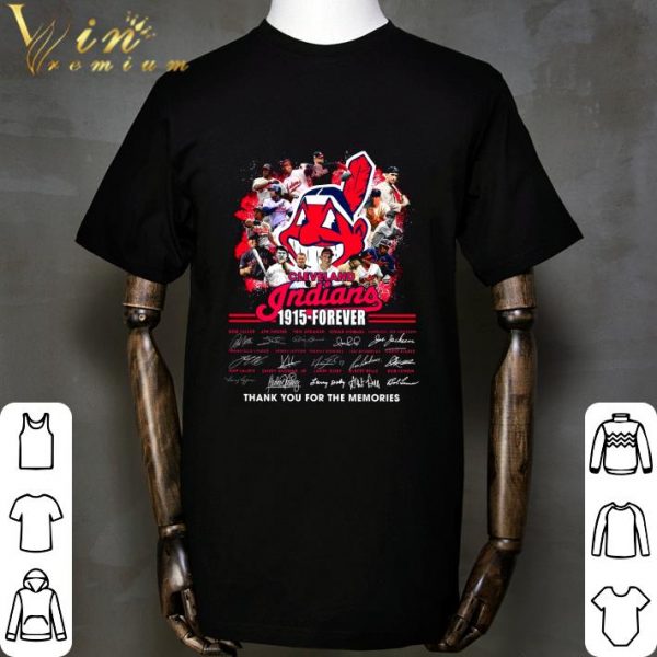 Cleveland Indians 1915-Forever Signatures Thank You Memories shirt 2