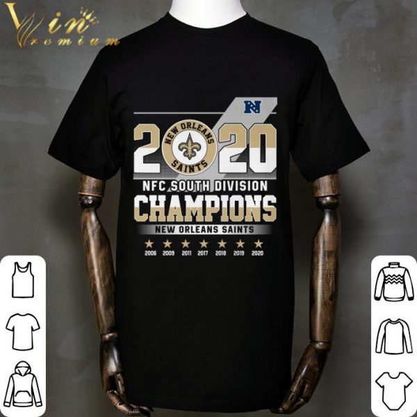 2006 2020 NFC South Division Champions New Orleans Saints shirt 2