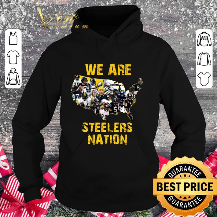 America map Pittsburgh Steelers We Are Steelers Nation shirt