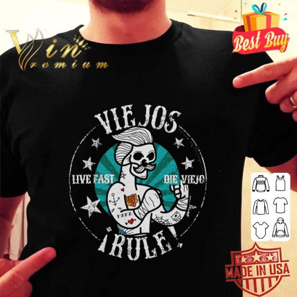 Awesome Skeleton Viejos Live Fast Die Viejo Irule shirt 2