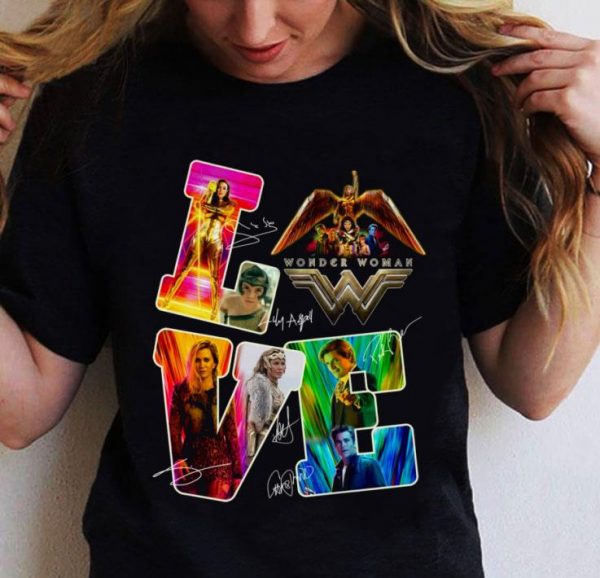 Logo Wonder Woman 1984 Signatures Lover shirt 2