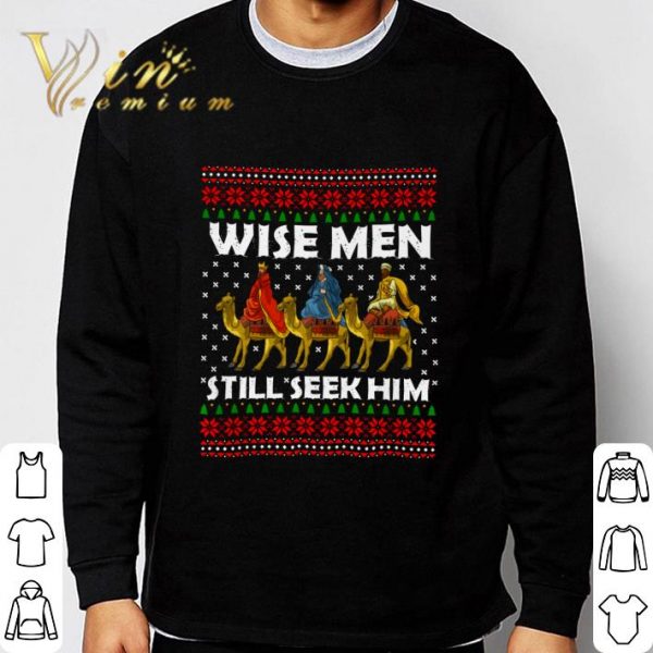 Modern-Day Story of The Wise Men Still Seek Him Ugly Christmas shirt 3