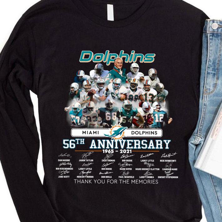 Funny Coach Miami Dolphins 56th Anniversary 1965-2021 Signatures shirt 9 Funny Coach Miami Dolphins 56th Anniversary 1965-2021 Signatures shirt