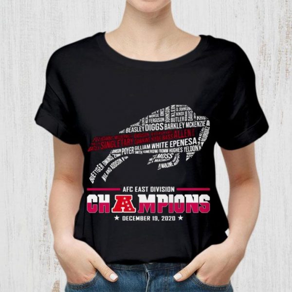 Premium Name Players Buffalo Bills AFC East Division Champions December 19 2020 shirt 2