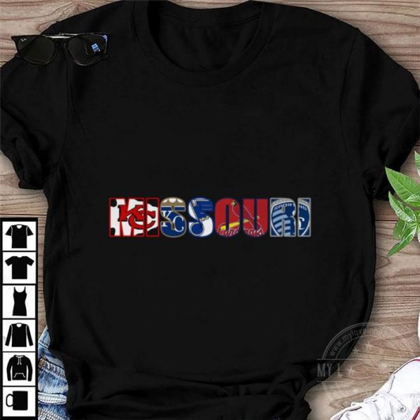 Funny Missouri Kansas City Chiefs Kansas City Royals St. Louis Blues shirt 1