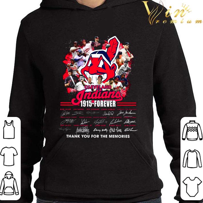 Cleveland Indians 1915-Forever Signatures Thank You Memories shirt