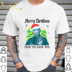 Harry Potter Lord Voldemort Merry Christmas From You Know Who shirt 4