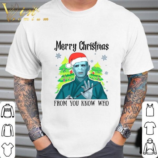 Harry Potter Lord Voldemort Merry Christmas From You Know Who shirt 2