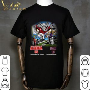 Hot The University Of Alabama 55-17 LSU Tiger Stadium December 6 2020 shirt 4