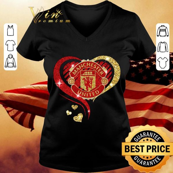 Best Manchester United FC Diamond Heart shirt 3