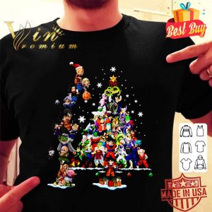 Son Goku Dragon Ball Z Characters Christmas Tree shirt 4