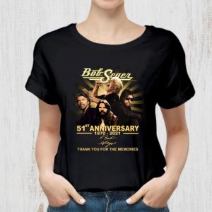 Hot Thank You Bob Seger 51st Anniversary 1970-2021 Signature The Silver Bullet Band shirt 4