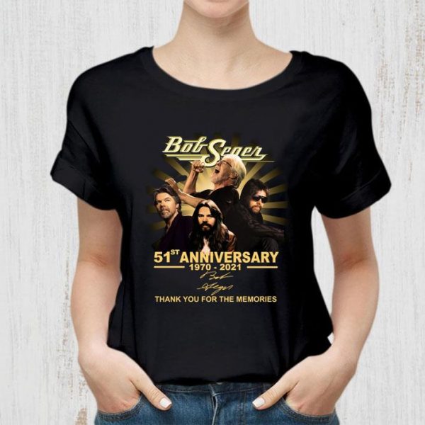Hot Thank You Bob Seger 51st Anniversary 1970-2021 Signature The Silver Bullet Band shirt 2