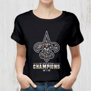 Premium Logo New Orleans Saints Signed NFC South Division Champions 2020 shirt 4