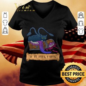 Premium Cat If It Fits I Sits shirt 5