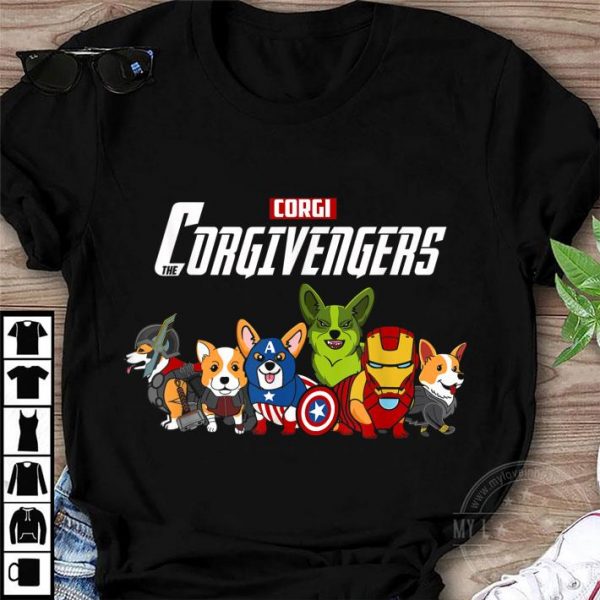Funny Corgivengers Avenger Corgi Dog Lover shirt 1