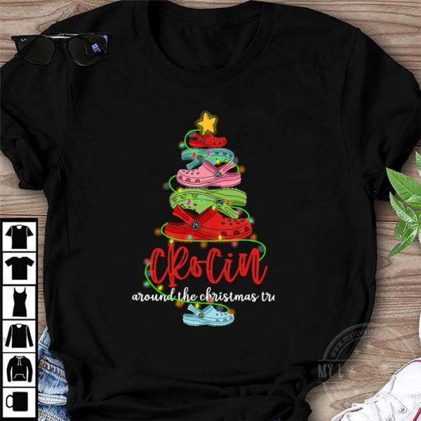 Premium Crocs Crocin around the Christmas tree shirt 1