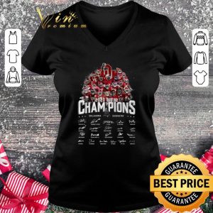 Best NFL 2020 Big 12 Champions Oklahoma Sooners Signatures shirt 4