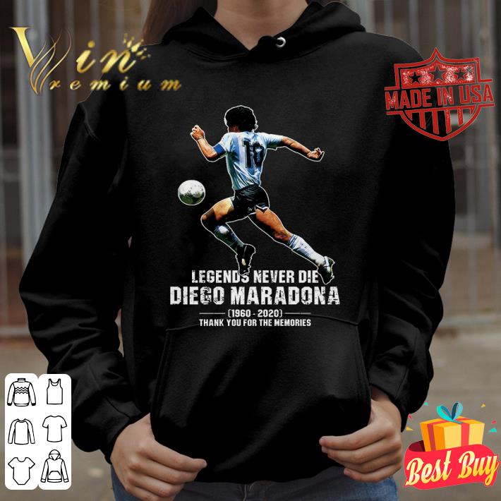 Legends Never Die Diego Maradona 1960-2020 shirt