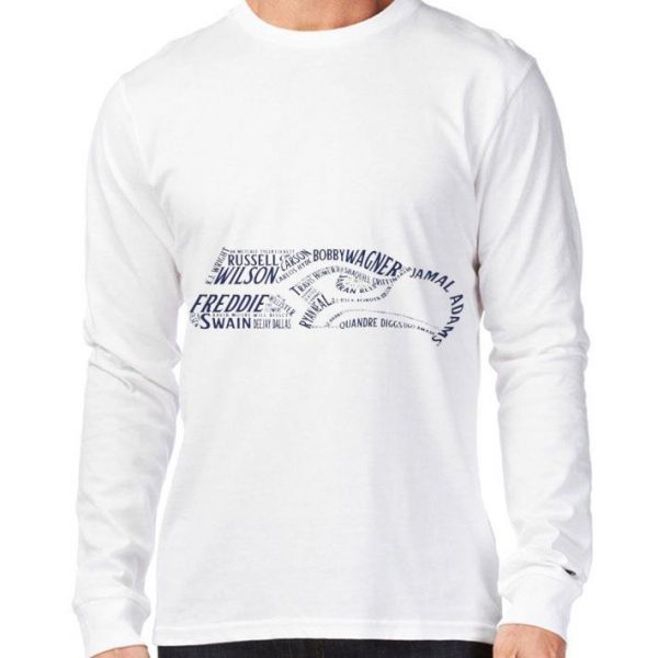 Awesome Seattle Seahawks Russell Wilson DK Metcalf Bobby Wagner shirt 3