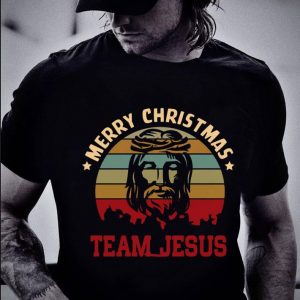 Hot Merry Christmas Team Jesus Vintage shirt 4
