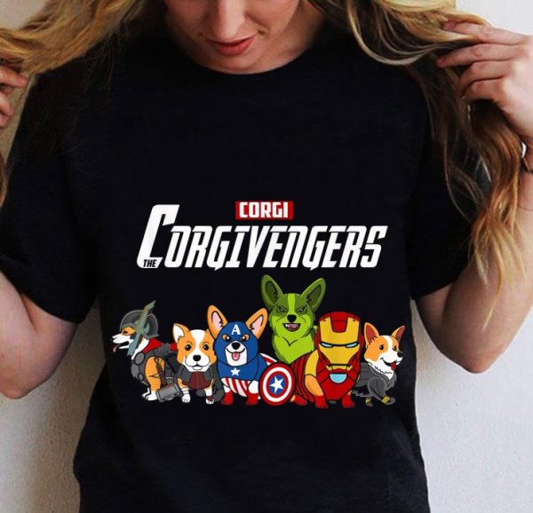 Funny Corgivengers Avenger Corgi Dog Lover shirt 2