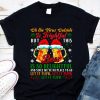 Best Christmas Oh The Virus Outside Is Frightful But This Beer Santa shirt 6