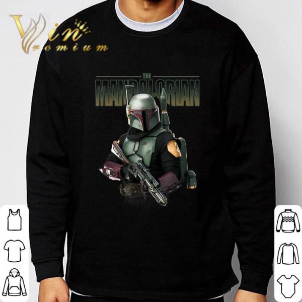 Star Wars The Mandalorian Boba Fett Logo Portrait R15 shirt 3