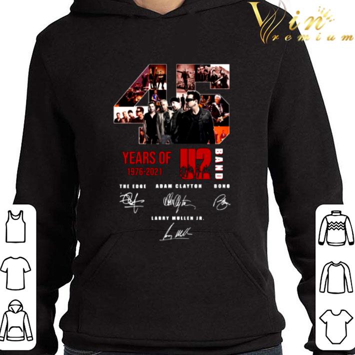 Thank You 45 Years Of 1976-2021 U2 Band Signatures shirt