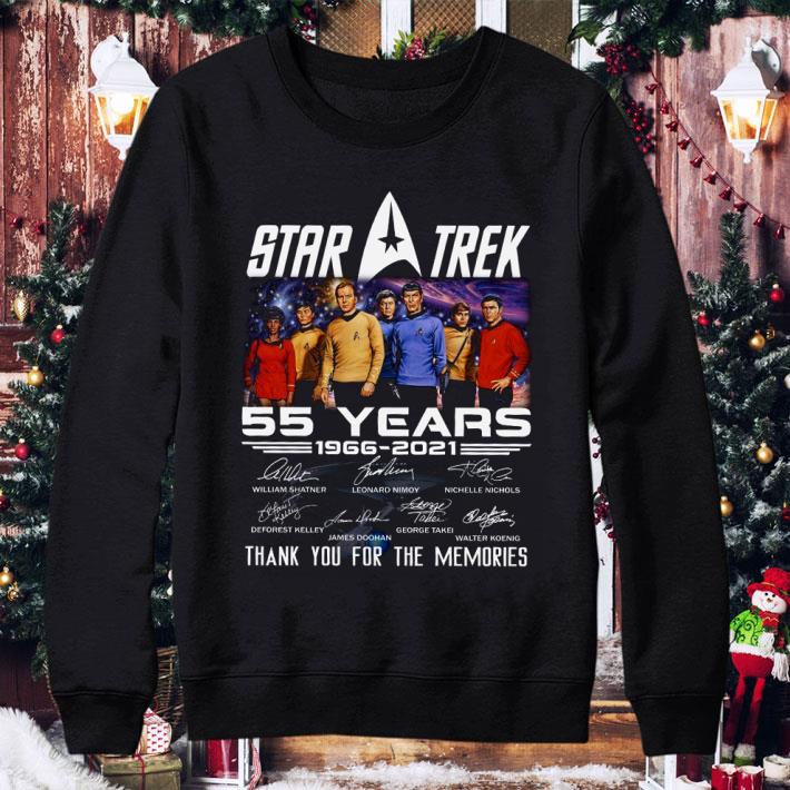 Star Trek 55 Years 1966-2021 Signatures William Shatner shirt
