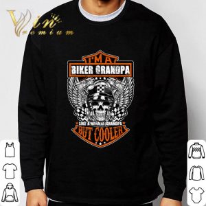 Premium Harley-Davidson I'm a Biker Grandpa like a Normal Grandpa But Cooler shirt 5