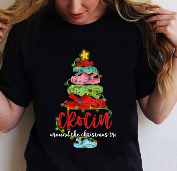 Premium Crocs Crocin around the Christmas tree shirt 2