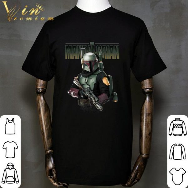Star Wars The Mandalorian Boba Fett Logo Portrait R15 shirt 2