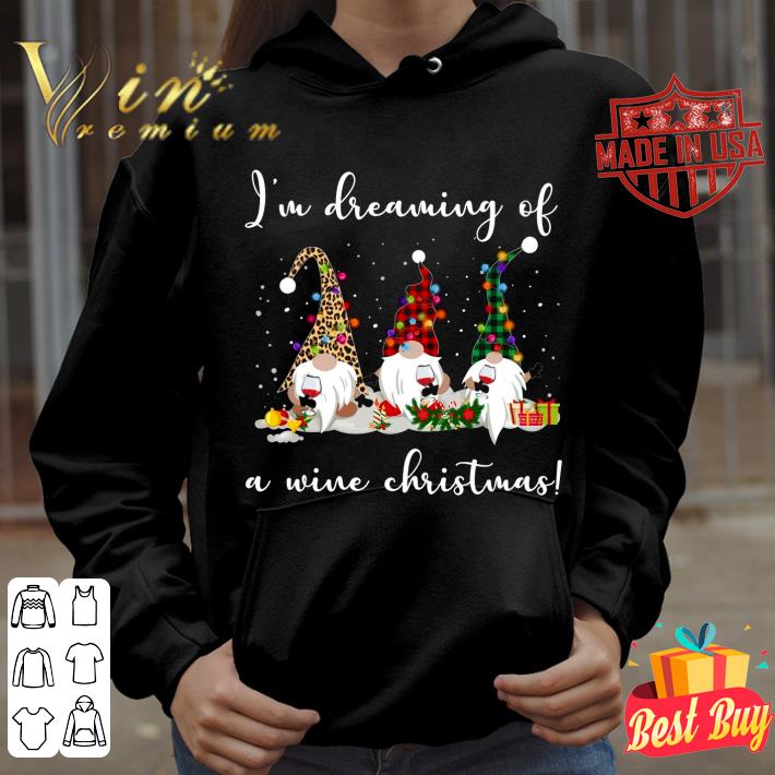 Premium Gnomes I'm Dreaming Of A Wine Christmas shirt 9 Premium Gnomes I'm Dreaming Of A Wine Christmas shirt