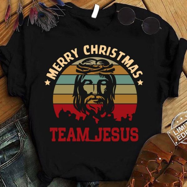 Hot Merry Christmas Team Jesus Vintage shirt 1