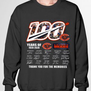 Original 100 Years Of 1920-2020 Chicago Bears Signed Thank You Memories shirt 5
