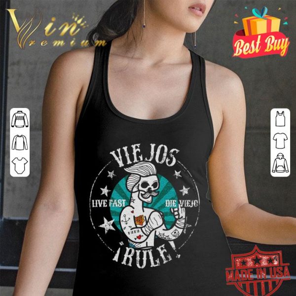Awesome Skeleton Viejos Live Fast Die Viejo Irule shirt 3