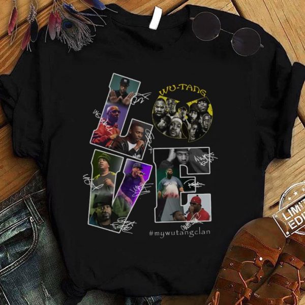 Best Love My Wu-Tang Clan Signatures shirt 1