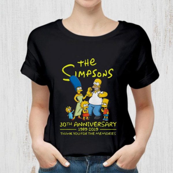 The Simpsons TV Series 30th Anniversary 1989-2019 Thank You For The Memories shirt 2