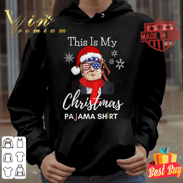 Official This Is My Christmas Pajama Donald Trump Funny 2020 Political shirt