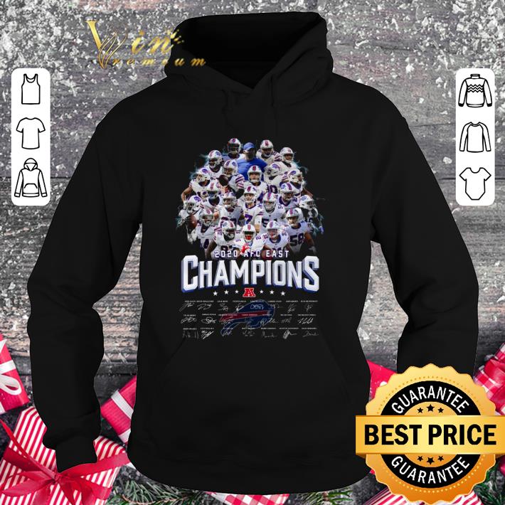 Hot Buffalo Bills NFL 2020 AFC East Champions Signatures shirt 9 Hot Buffalo Bills NFL 2020 AFC East Champions Signatures shirt