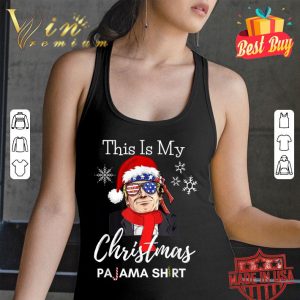 Official This Is My Christmas Pajama Donald Trump Funny 2020 Political shirt 5