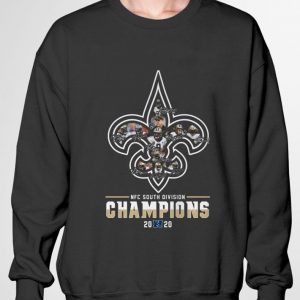 Premium Logo New Orleans Saints Signed NFC South Division Champions 2020 shirt 5