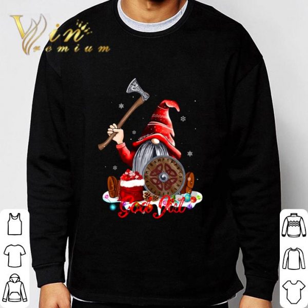 Gnome God Jul Norwegian Viking Nisse shirt 3
