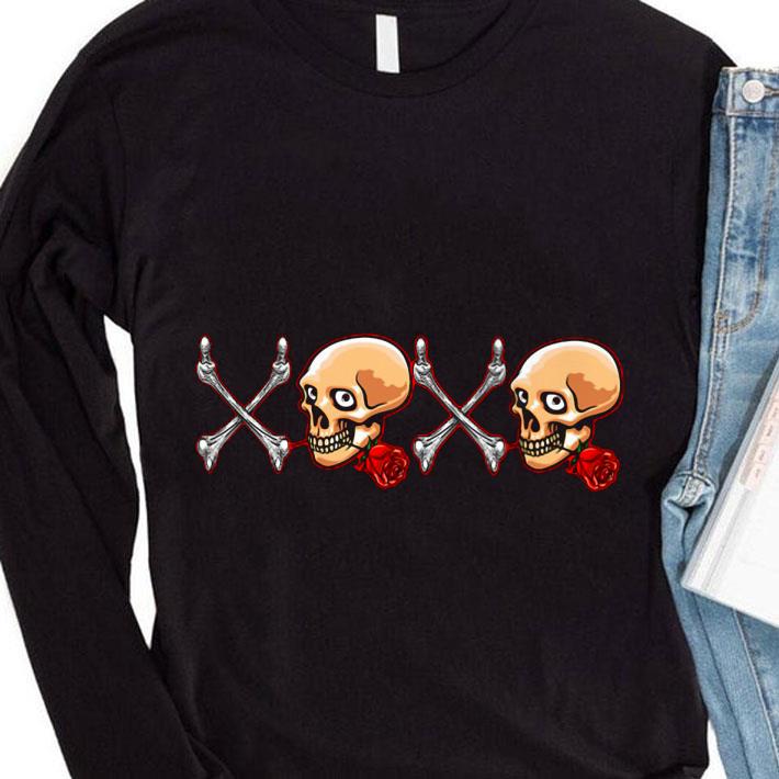 Hot XOXO skulls and crossbones shirt