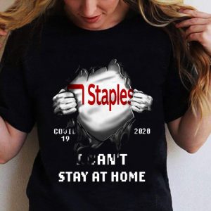Best Staples Covid-19 2020 Stay At Home shirt 4