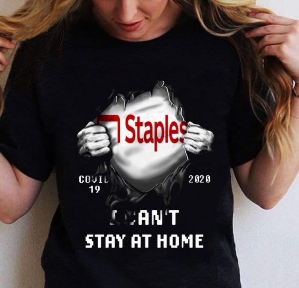 Best Staples Covid-19 2020 Stay At Home shirt 2