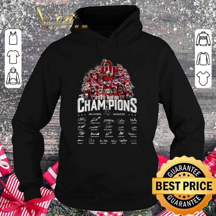 Best NFL 2020 Big 12 Champions Oklahoma Sooners Signatures shirt 9 Best NFL 2020 Big 12 Champions Oklahoma Sooners Signatures shirt