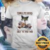 Best Grumpy Cat Book Touch My Books I Will Slap You So Hard Even Google shirt 7